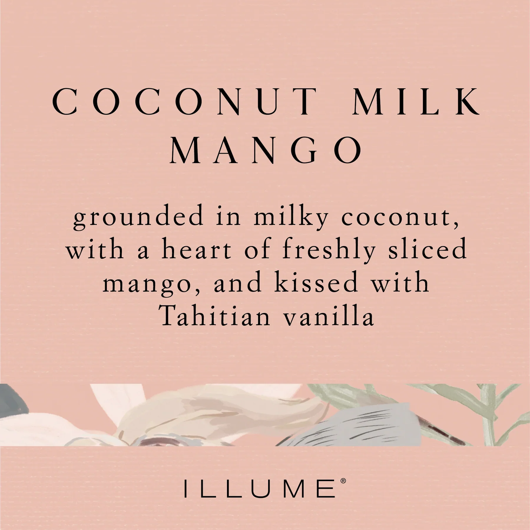 Coconut Milk Mango Large Baltic Glass Candle - Image 3