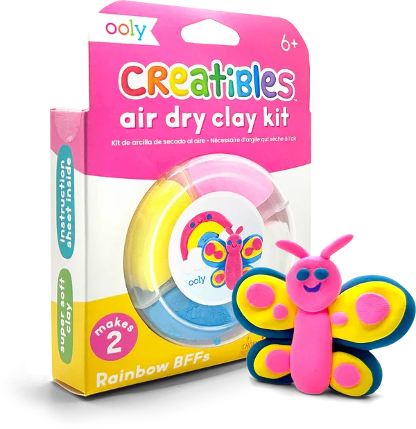 Creatibles Mini Air Dry Clay Kit - Rainbow BFFs - Image 2