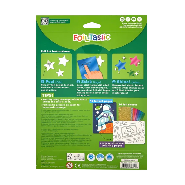 Foil-tastic Foil Art & Coloring Set - Gadgets & Gizmos - Image 2
