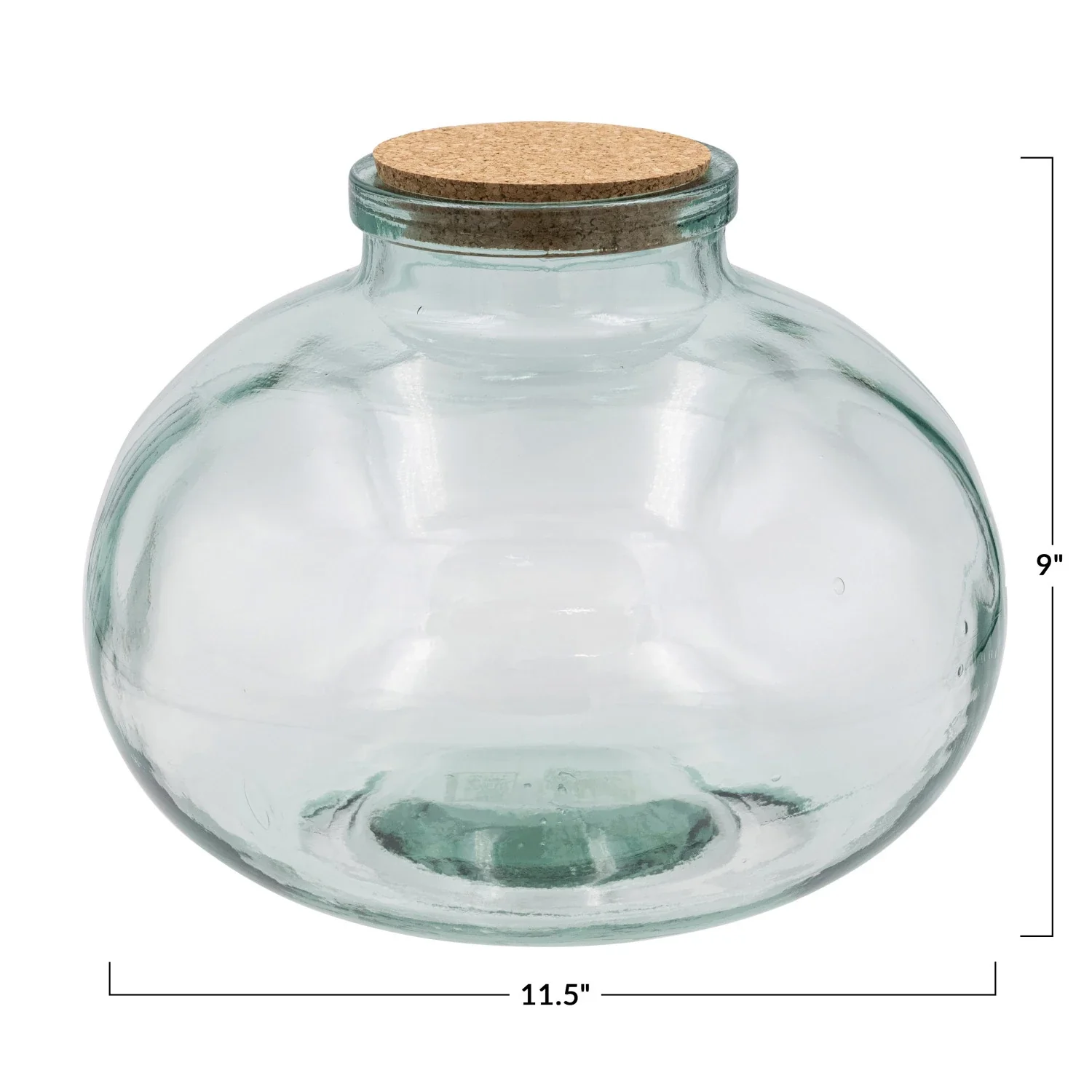 Glass Jar w/ Cork Lid, 8 quart - Image 2
