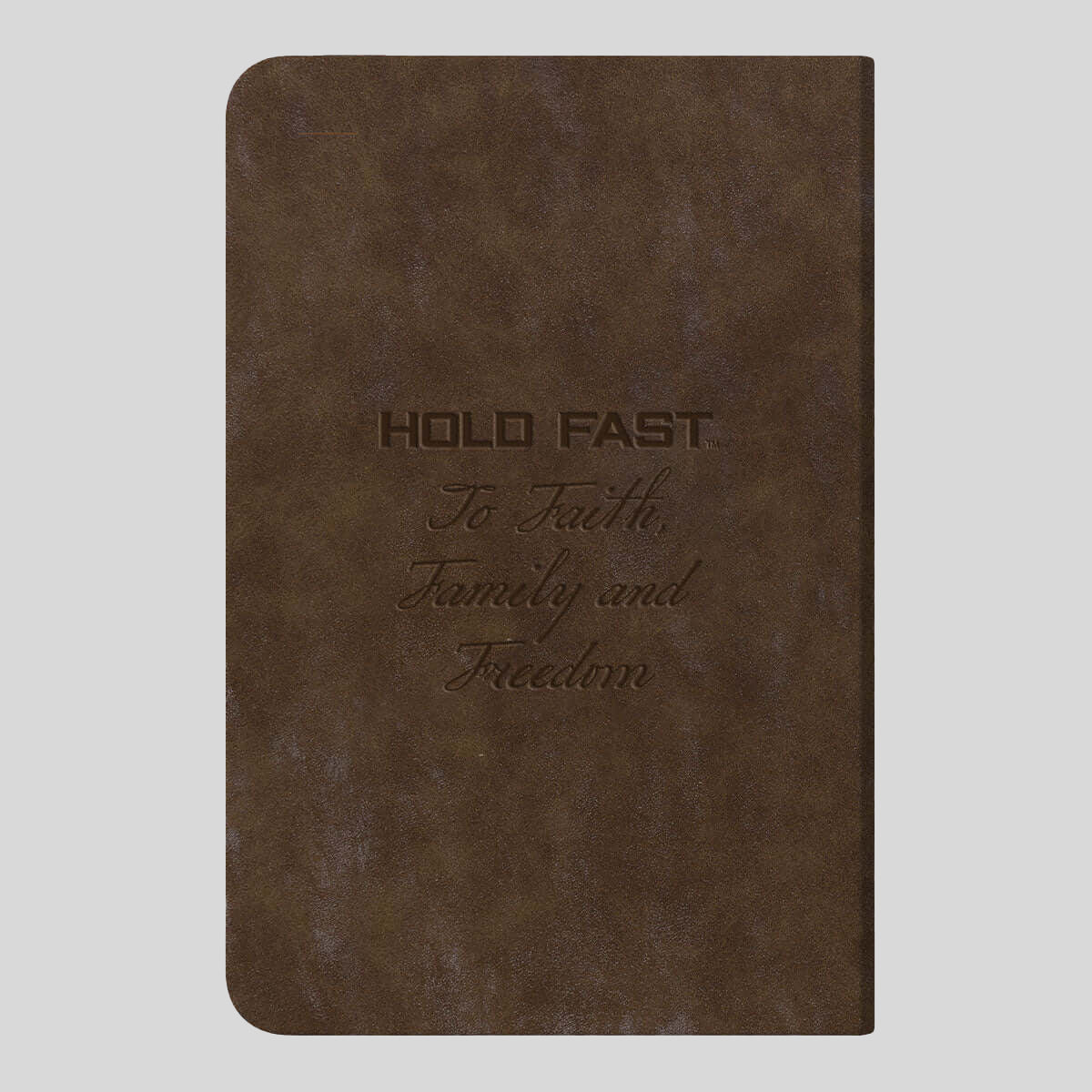 Hold Fast Men's Leather Journal - Flag Brown - Image 2