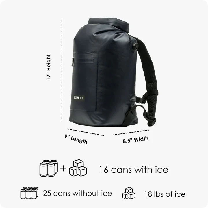 IceMule Jaunt 15L Cooler - Blue Steel - Image 3