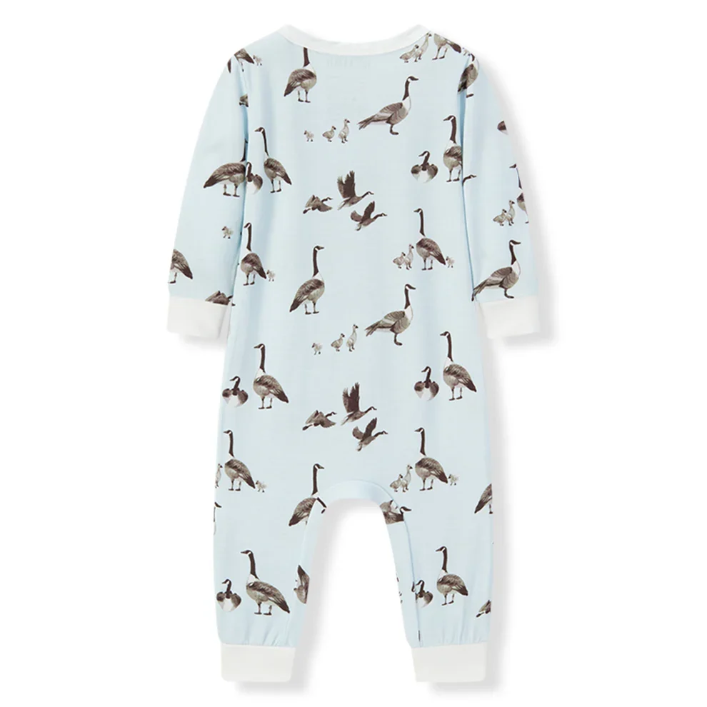 Milkbarn Strech Zipper Pajama Goose - Image 2