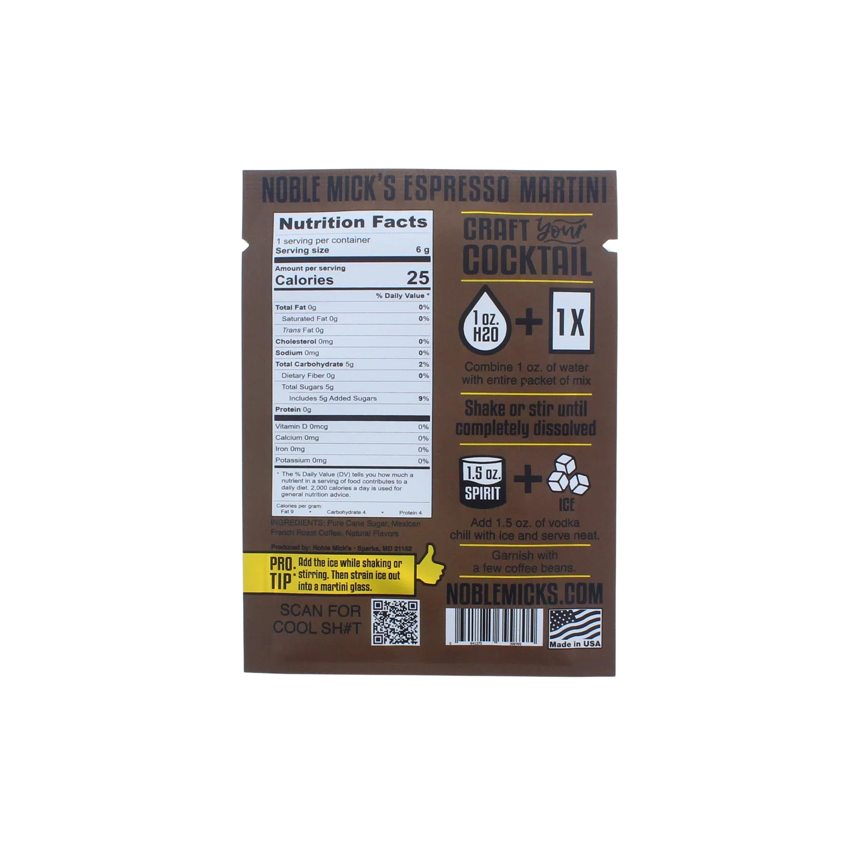 Noble Mick’s Espresso Martini Single Serve - Image 3