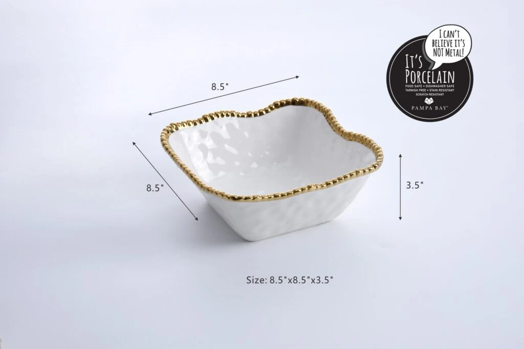 Pampa Bay Medium Square Salad Bowl - Image 2