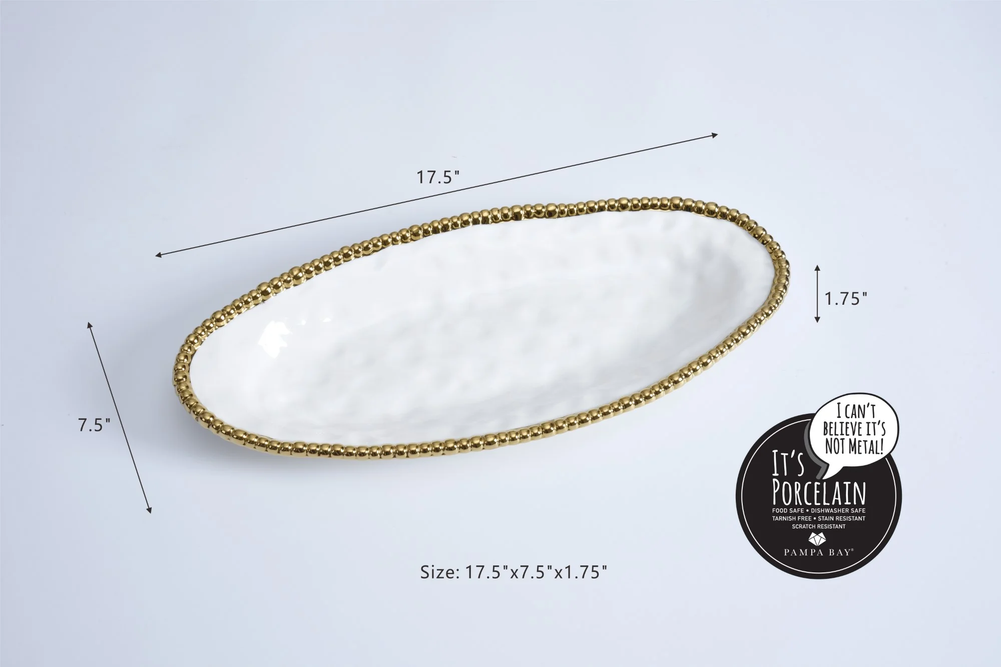 Pampa Bay Oval Platter - Image 2