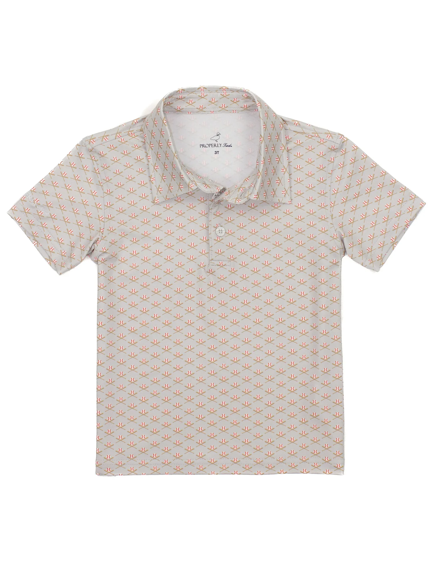 PT Youth Inlet Polo Baseball Shield