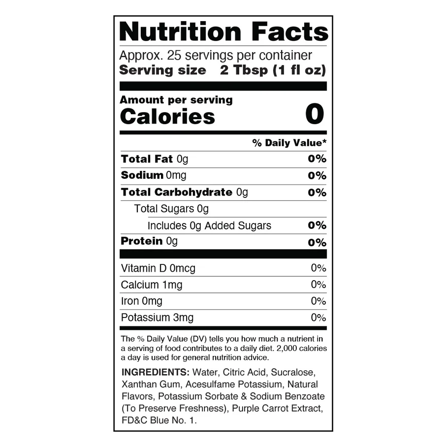 Sugar Free Dragonfruit Acai Syrup - Image 2