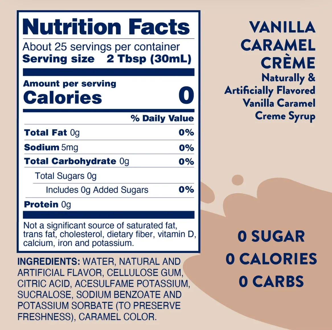 Sugar Free Vanilla Caramel Créme - Image 6